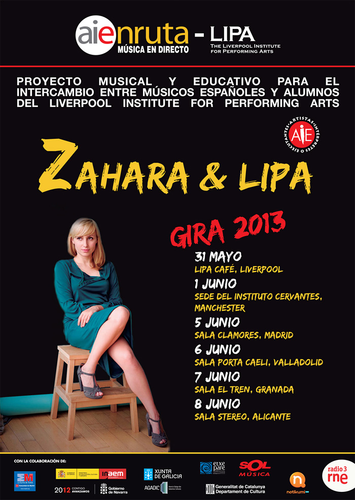Zahara y la banda del LIPA, de gira por España