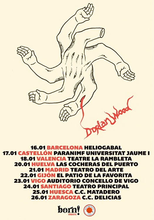 Comienza la gira española de Dorian Wood