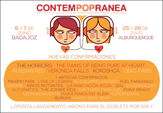 Más nombres de excepción para Contempopránea