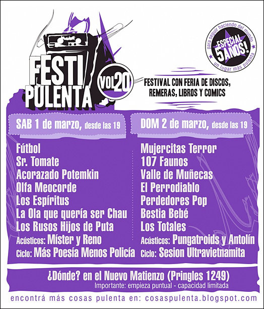 Llega un nuevo Festipulenta y ofrece un disco gratuito