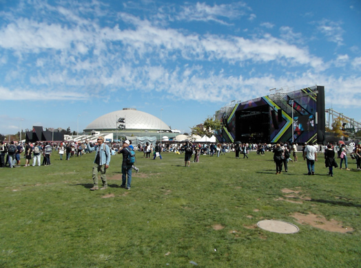 Zona de Obras en Lollapalooza Chile