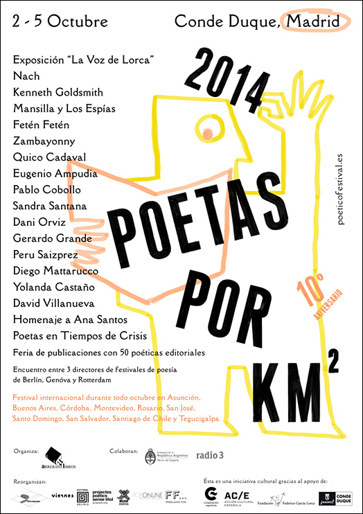 Poetas por Km2