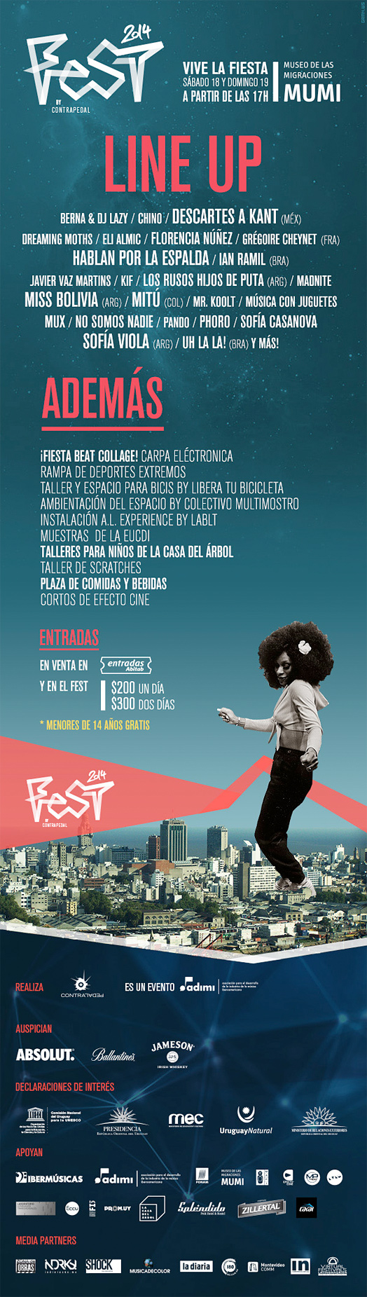 Se acerca el Fest Contrapedal en Montevideo