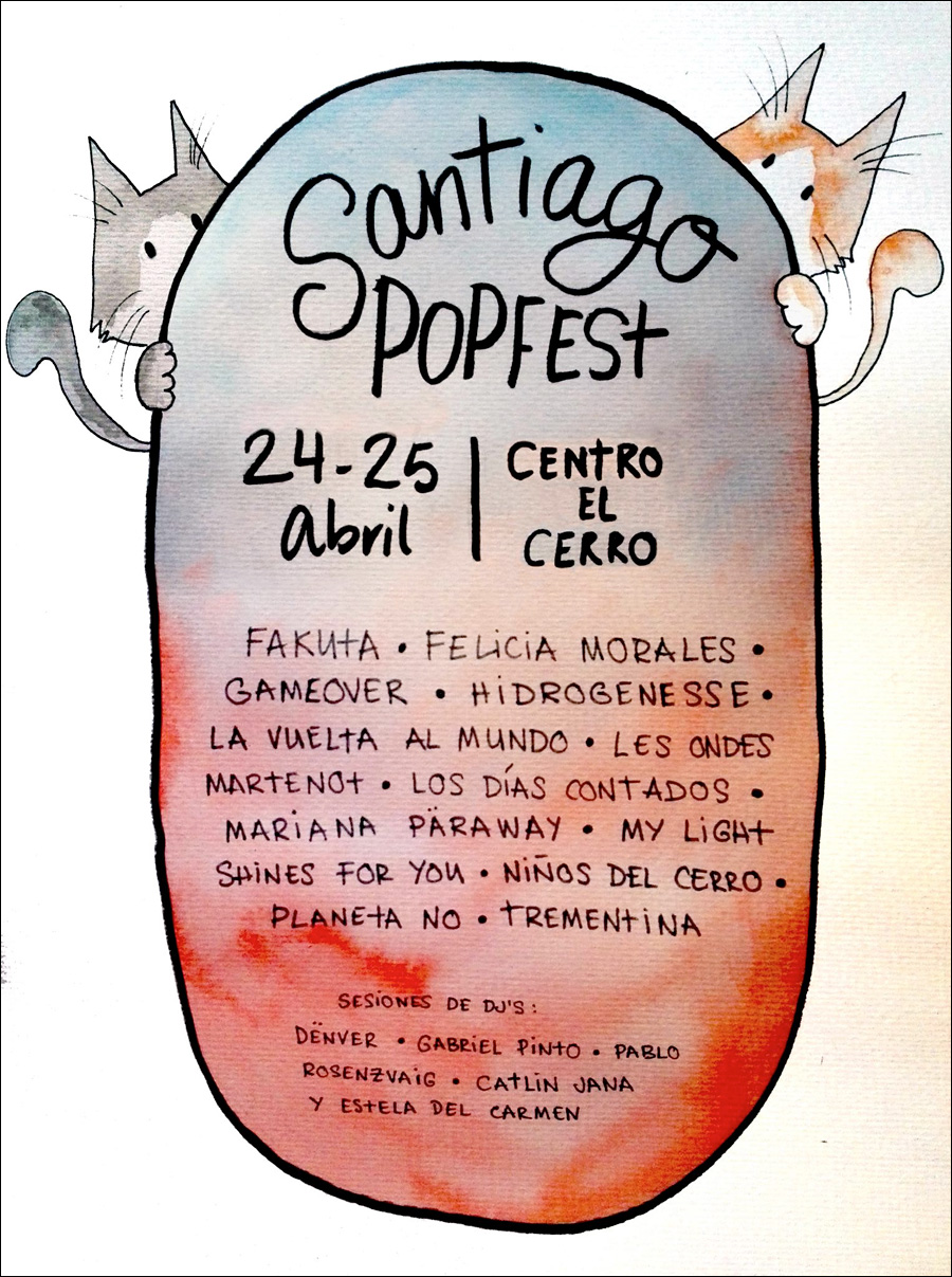 Empieza el Santiago PopFest en Chile