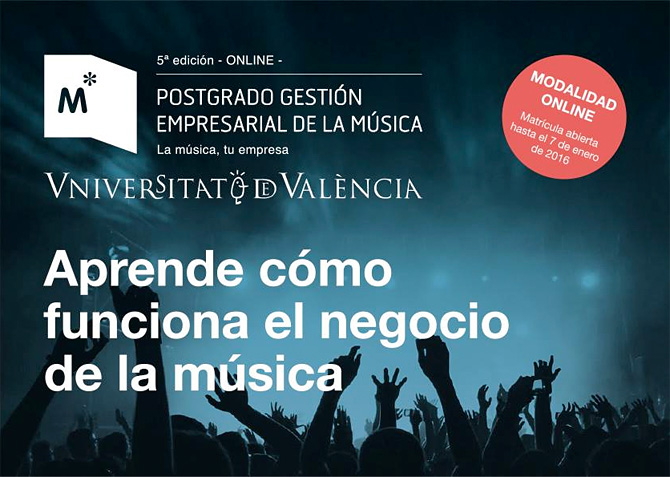 Nueva edición del Postgrado en Gestión Empresarial de la Música