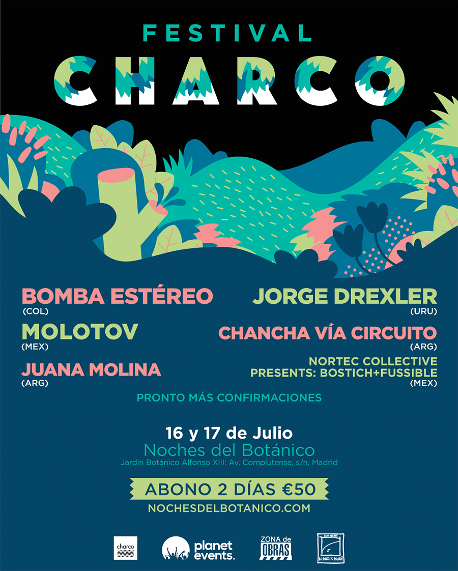 Más nombres para el Festival Charco en Madrid