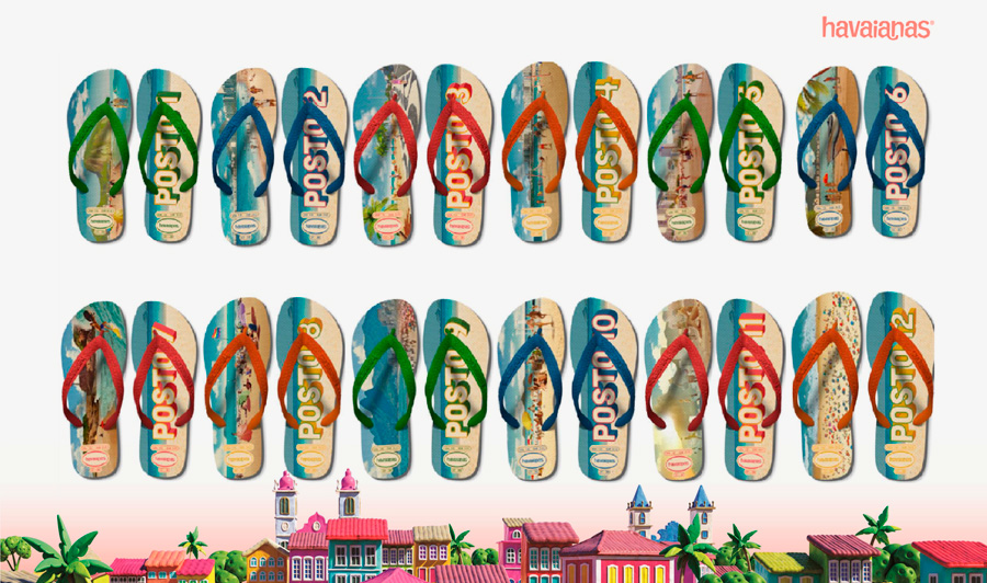 Havaianas. Postos From Rio