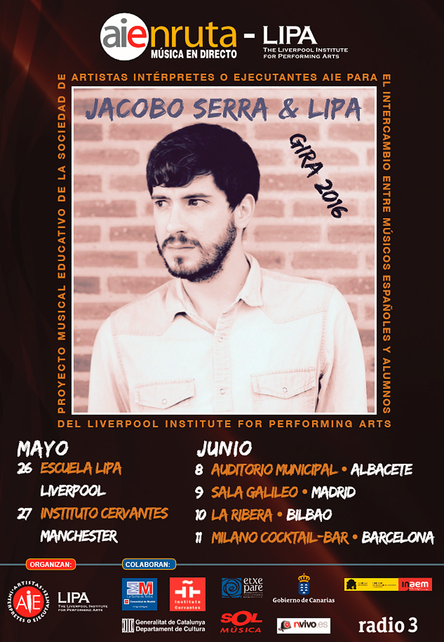 Jacobo Serra, de gira con los alumnos del LIPA