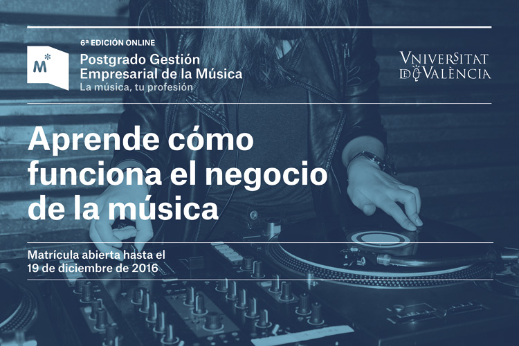 Postgrado en Gestión Empresarial de la Música