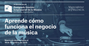 Postgrado en Gestión Empresarial de la Música