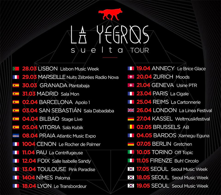 La Yegros Tour