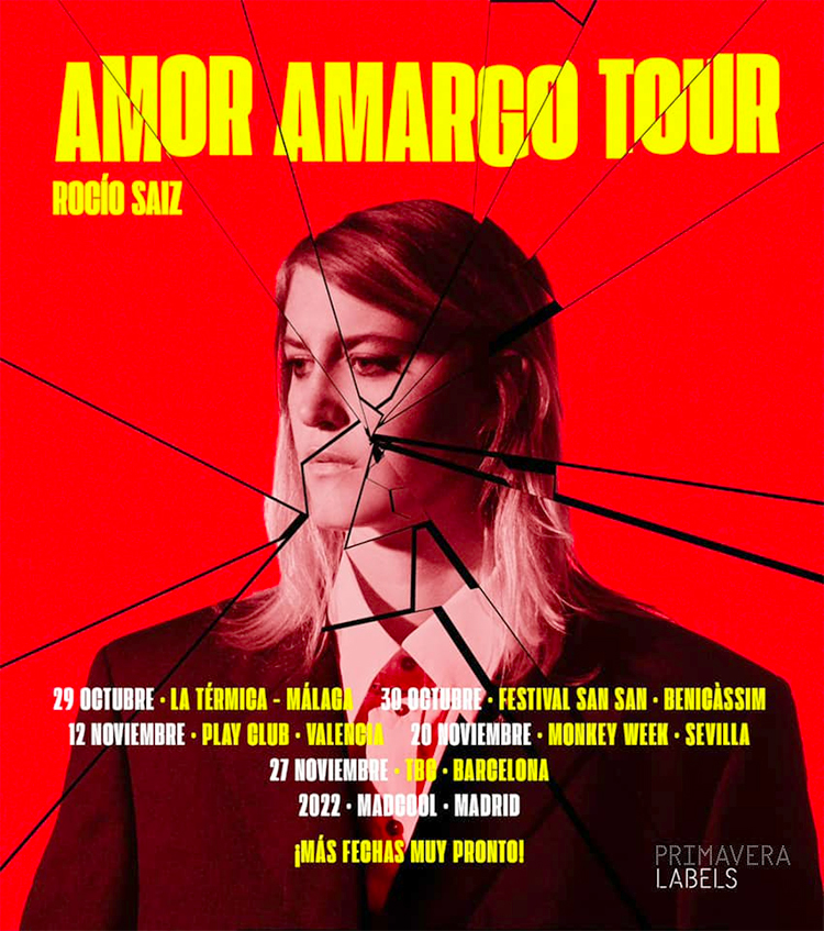 Rocío Saiz Tour Amor amargo