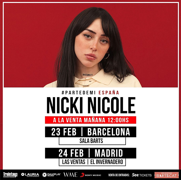 Nicki Nicole Conciertos España