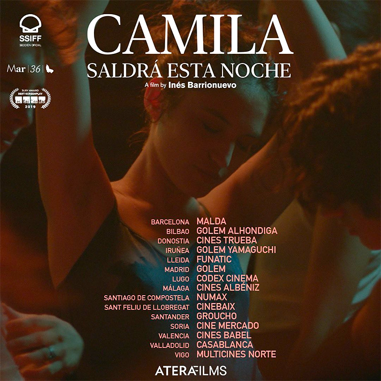 Camila saldrá esta noche Cines