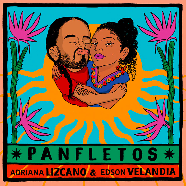 Panfletos Adriana Lizcano y Edson Velandia 