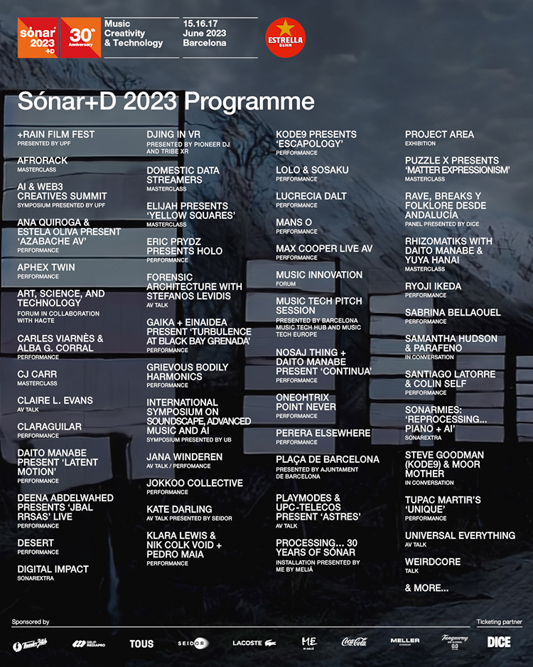 Sónar 2023