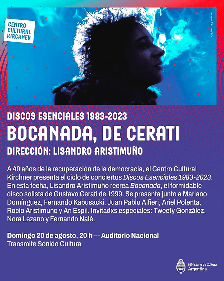 Discos esenciales Lisandro Aristimuño Bocanada