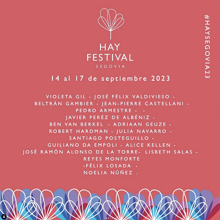 Hay Festival Segovia 2023